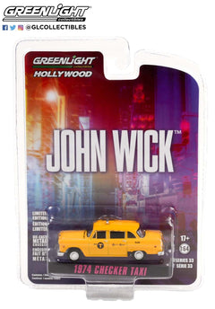 Checker Motors 1973 Marathon A11 N.Y.C. Taxi 5L89 "John Wick" 1:64 - 54206
