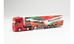 Scania CS 20 HD Rimorchio Refrigerato " Schumacher  Logistics Luxembourg (L) Red 1:87 - 54610
