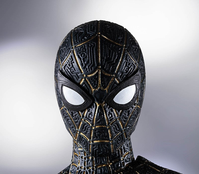 Spiderman SHF No Way Home Black & Gold Suit Special Set 15 cm Action Figure - 54754