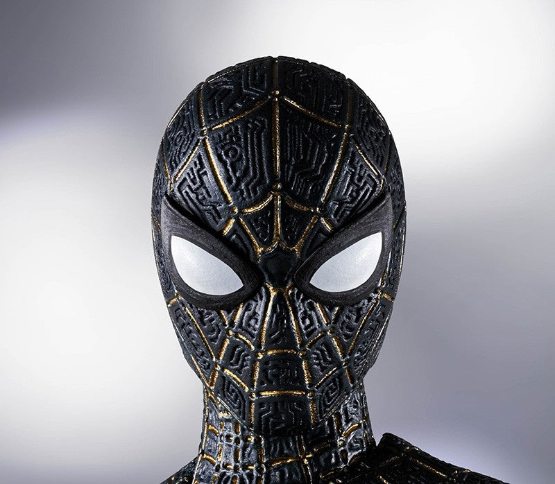 Spiderman SHF No Way Home Black & Gold Suit Special Set 15 cm Action Figure - 54756