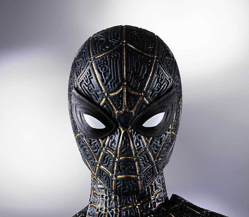 Spiderman SHF No Way Home Black & Gold Suit Special Set 15 cm Action Figure - 54757