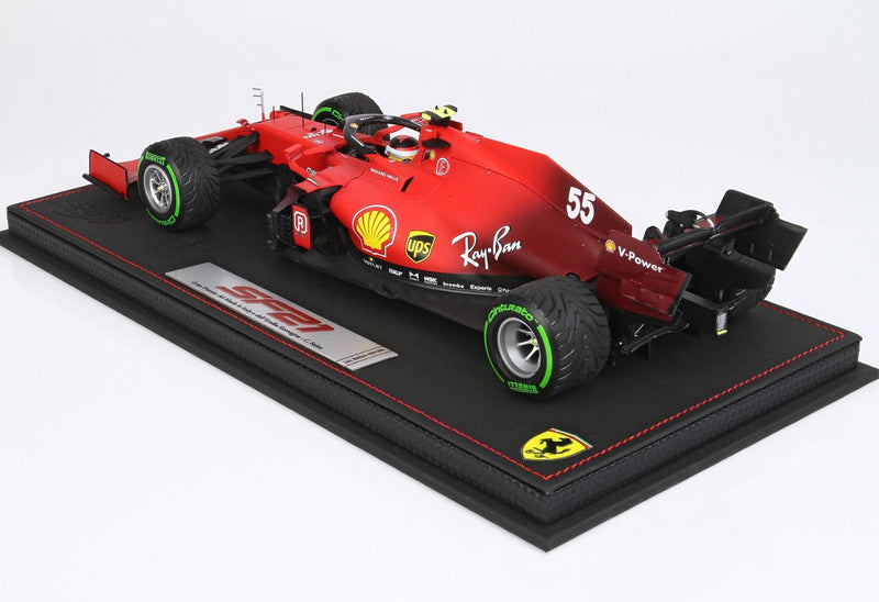 Ferrari F1 2021 SF21 Start Gp Made in Italy ed Emilia Romagna Wet Tires Carlos Sainz 1:18 - 54843