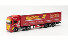 Iveco S-Way Semirimorchio Telonato "Waldbach Logistik" Red 1:87 - 55082