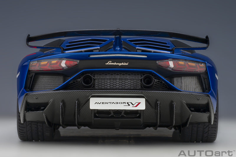Lamborghini Aventador SVJ 2018 Blu Nethuns 1:18 - 55368