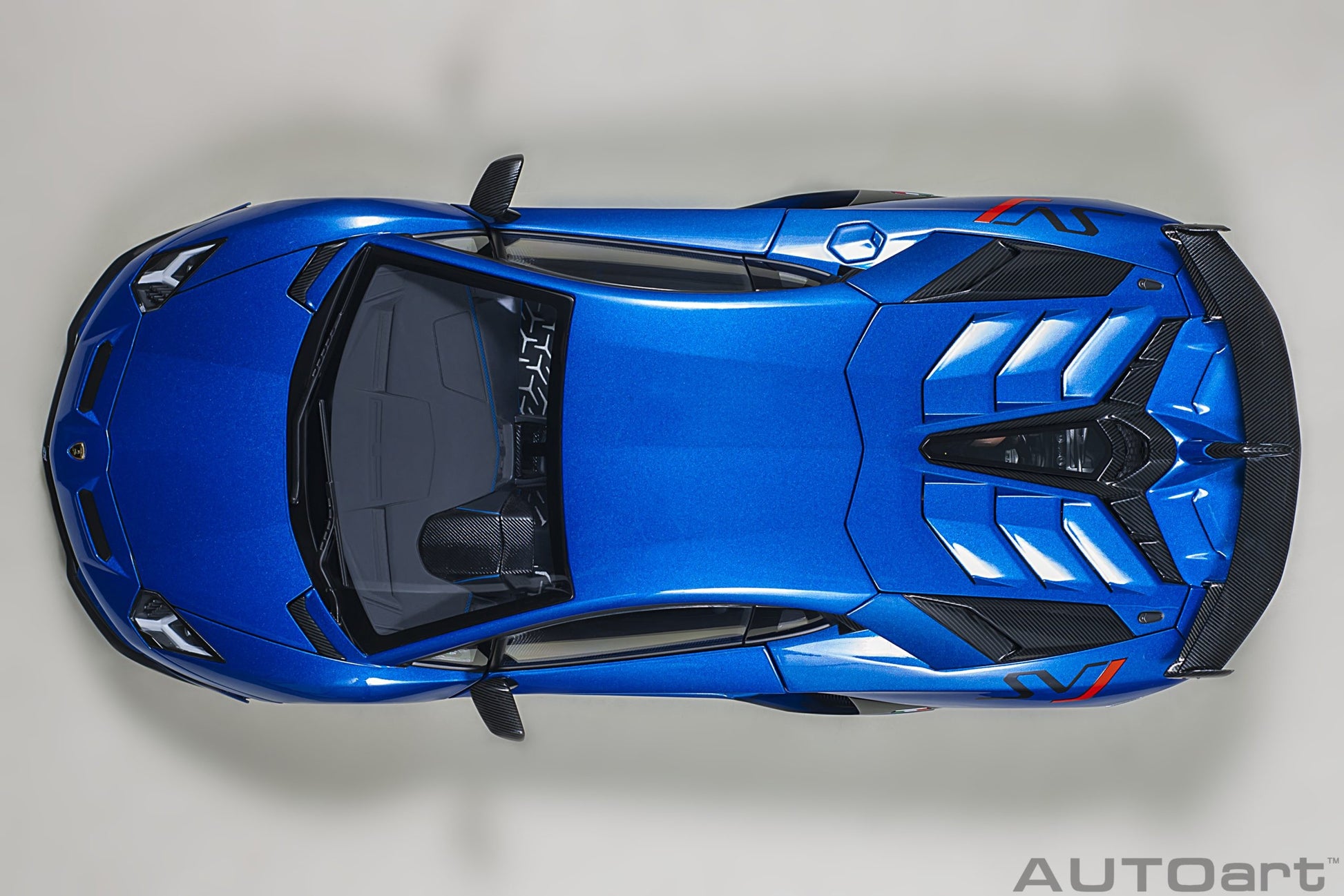 Lamborghini Aventador SVJ 2018 Blu Nethuns 1:18 - 55369