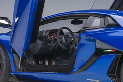 Lamborghini Aventador SVJ 2018 Blu Nethuns 1:18 - 55371