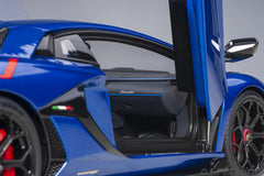 Lamborghini Aventador SVJ 2018 Blu Nethuns 1:18 - 55372