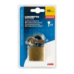 Lucchetto in ottone standard - 40 mm - 55399