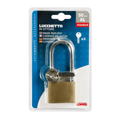 Lucchetto in ottone standard - 50 mm XL - 55417