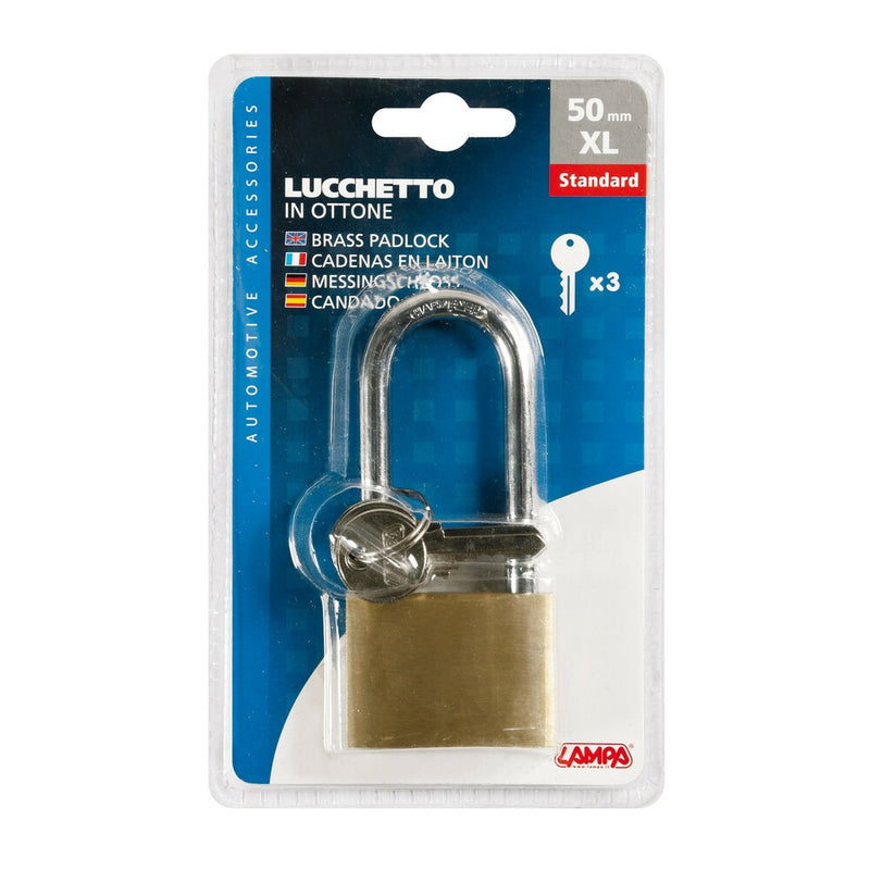 Lucchetto in ottone standard - 50 mm XL - 55417
