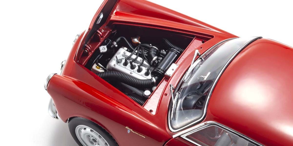 Alfa Romeo Giulietta Sprint Veloce 1956 Red 1:18 - 55679