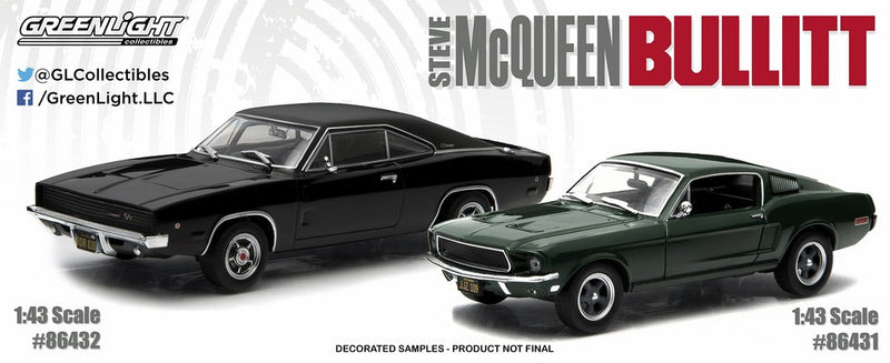 Dodge Charger R/T 1968 Bullit Steve Mcqueen 1:43 - 5580