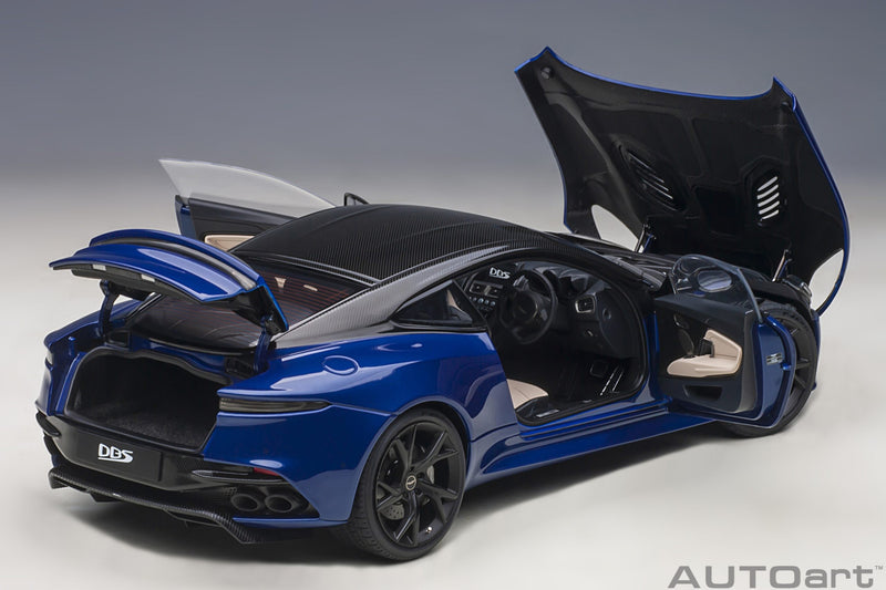 Aston Martin DBS Superleggera 2018 Zaffre Blue 1:18 - 55865
