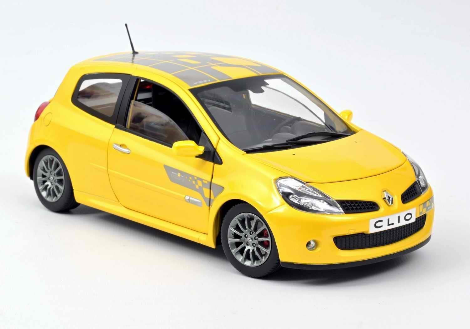 Renault Clio RS F1 Team 2007 Sirius Yellow 1:18 - 56257