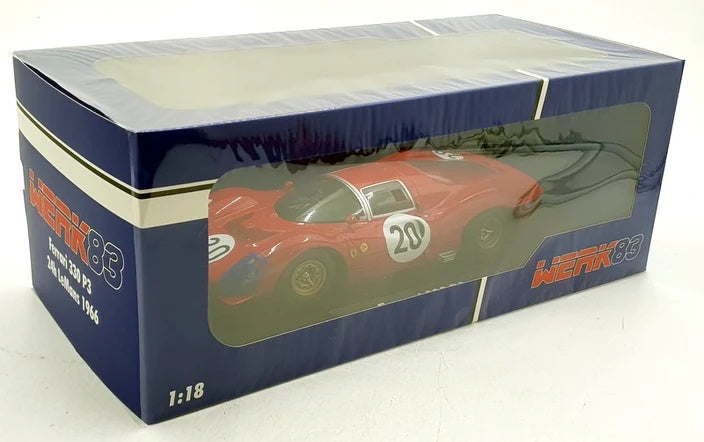 Ferrari 330 P3 Coupé 24h LeMans 1966 Ludovico Scarfiotti - Mike Parkes 1:18-4
