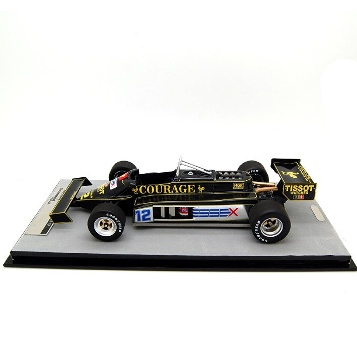 Lotus F1 87 JPS Courage-Essex Ford Cosworth DFV 3.0 V8 British GP 1981 Nigel Mansell 1:18 - 56619