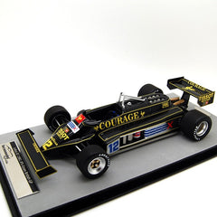 Lotus F1 87 JPS Courage-Essex Ford Cosworth DFV 3.0 V8 British GP 1981 Nigel Mansell 1:18 - 56620