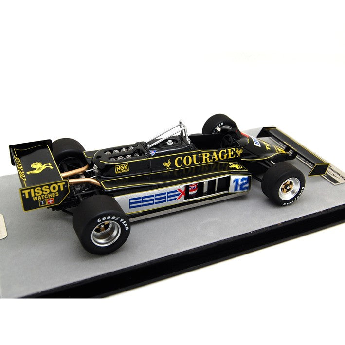 Lotus F1 87 JPS Courage-Essex Ford Cosworth DFV 3.0 V8 British GP 1981 Nigel Mansell 1:18 - 56624