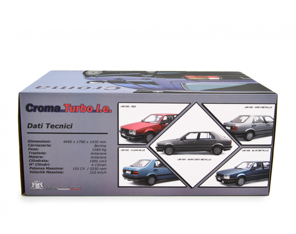 Fiat Croma Turbo i.e. 1985 Blu Lipari 1:18 - 56751