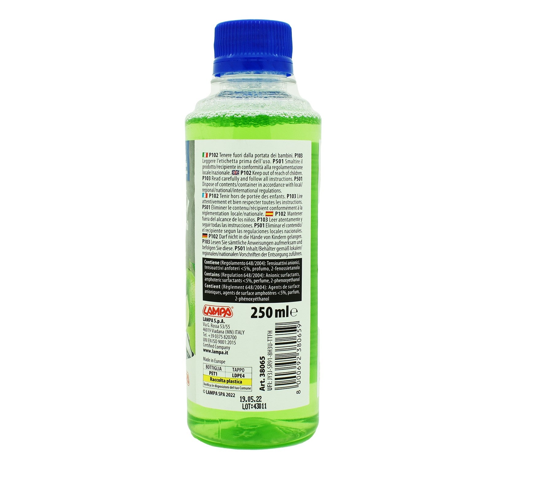 Liquido detergente cristalli estivo Lime Lampa 250 ml - 56973