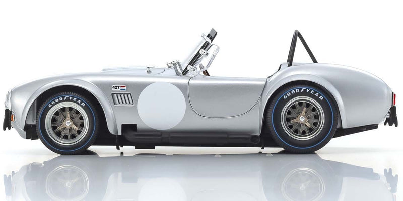 Shelby Cobra 427S/C Silver with White line 1:18 - 57115