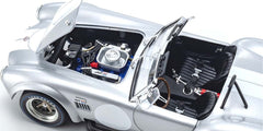 Shelby Cobra 427S/C Silver with White line 1:18 - 57118