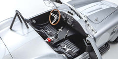 Shelby Cobra 427S/C Silver with White line 1:18 - 57120