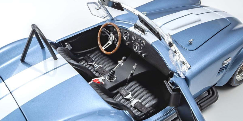 Shelby Cobra 427S/C Sapphire Blue with White line 1:18 - 57153