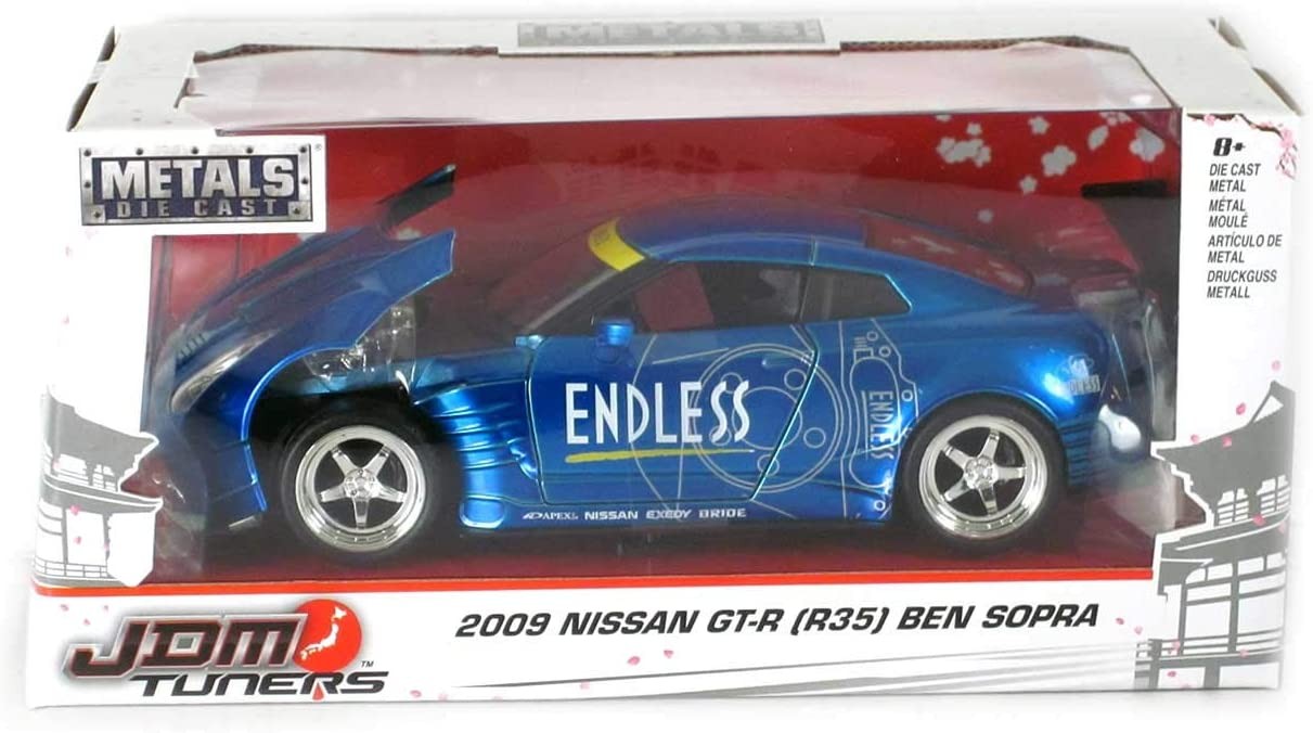 Nissan GT-R 2009 Ben Sopra JDM Tuners blue 1:24 - 57159