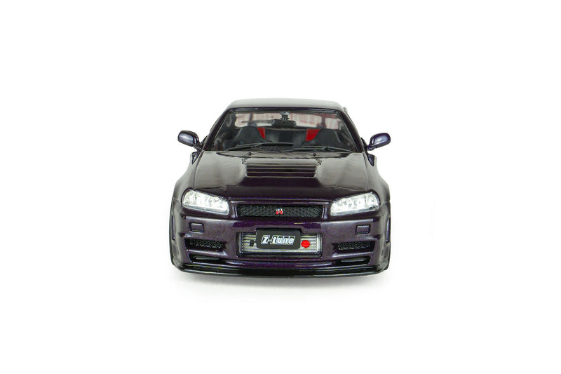 Nissan Skyline GT-R (BNR34) Nismo Parts 2025 purple 1:43-8