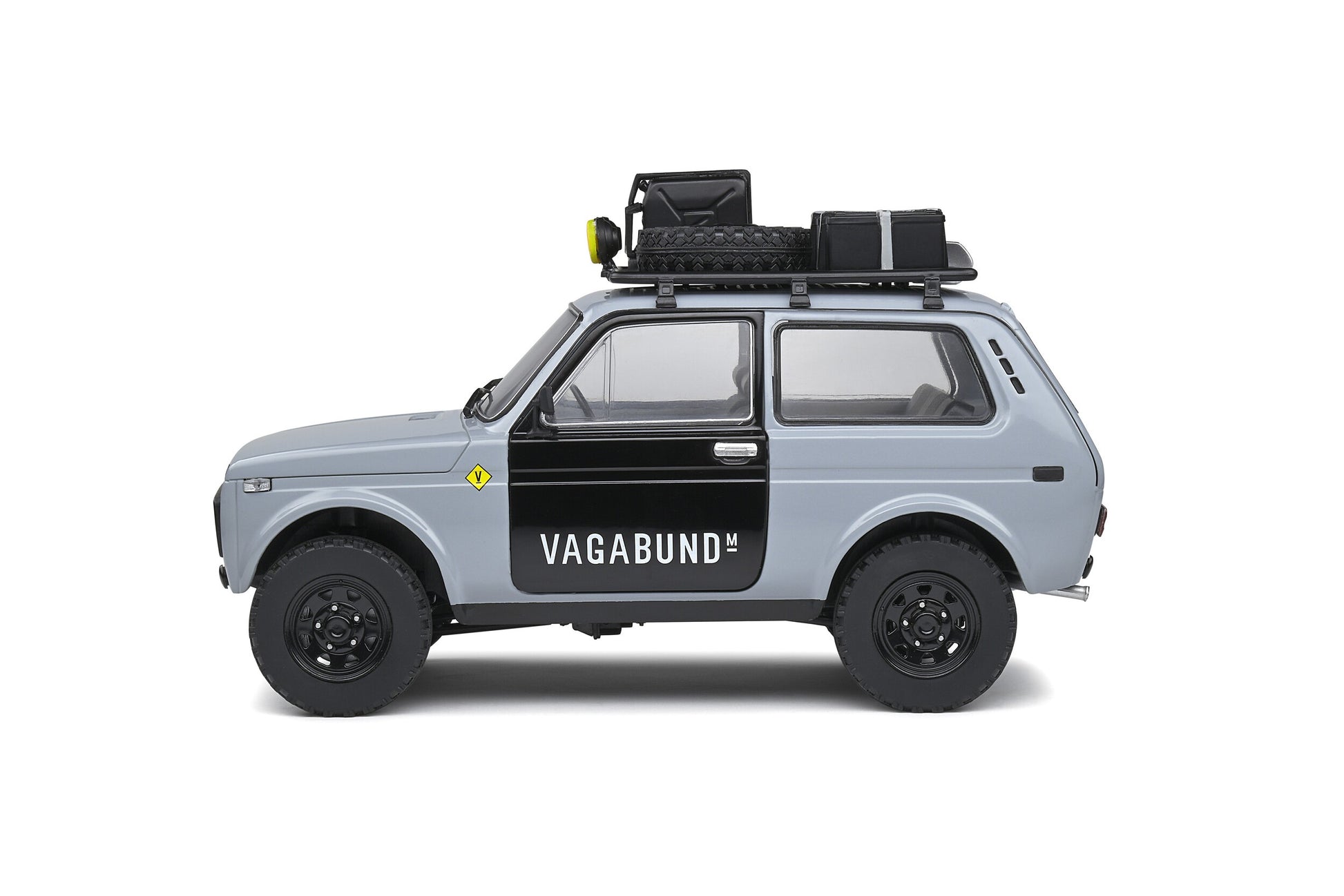 Lada Niva 1600 "Vlada" 1980 grey - black 1:18 - 57351