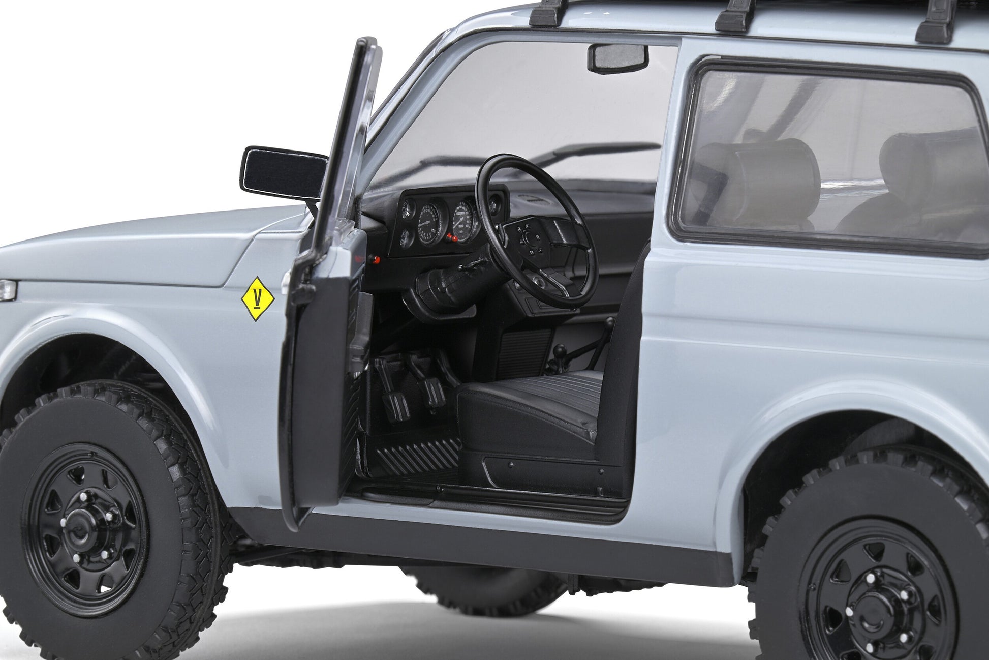 Lada Niva 1600 "Vlada" 1980 grey - black 1:18 - 57359