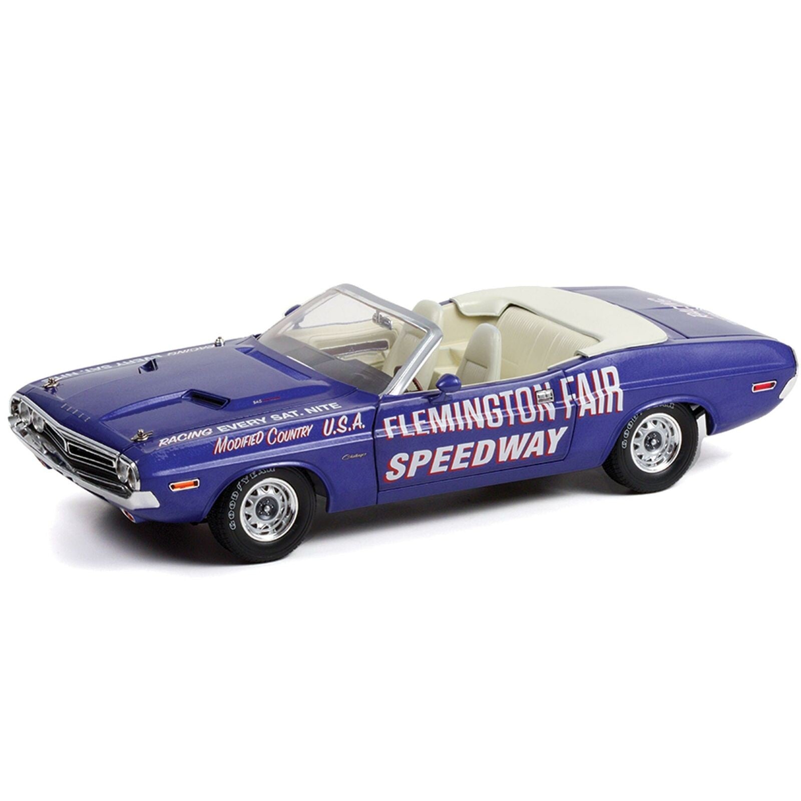 Dodge Challenger "Flemington Fair" 1971 Speedway Official Pace Car purple 1:18 - 57722