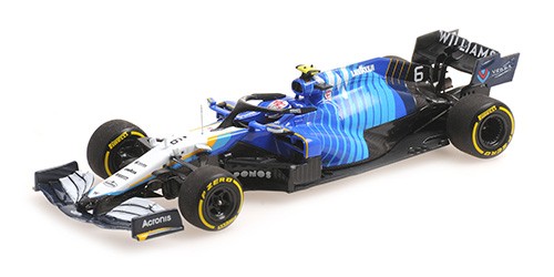 Williams Racing Mercedes FW43B F1 2021 Bahrain Gp Nicolas Latifi 1:43 - 58015