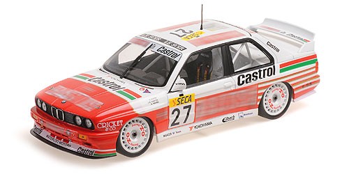 BMW M3 Sport Evo Bigazzi Team "Bastos" 4th 24h Spa 1990 Steve Soper - Armin Hahne - Jean-Michel Martin 1:18 - 58050