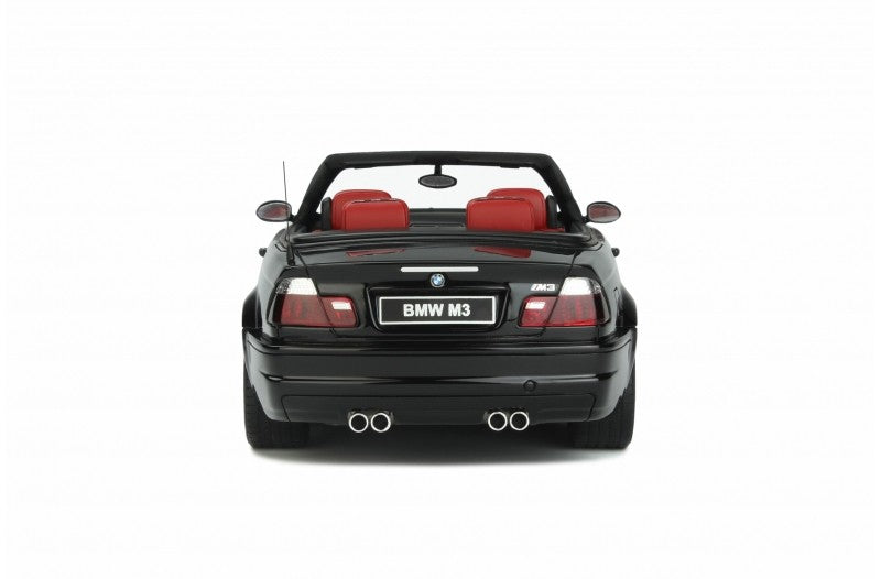 BMW E46 Convertible M3 2004 Jet Black 1:18 - 58201
