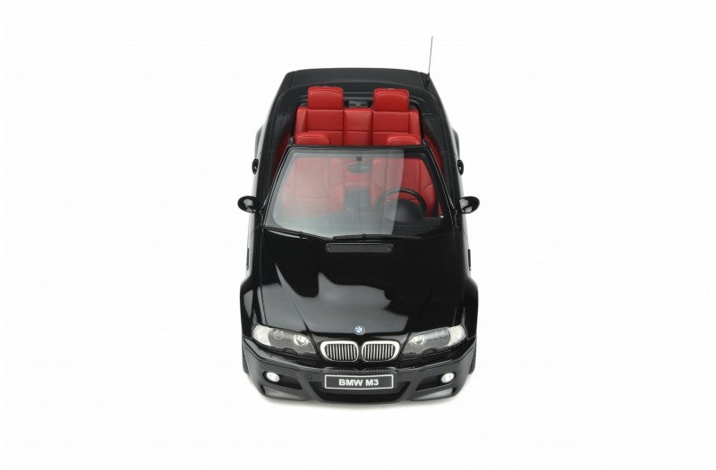 BMW E46 Convertible M3 2004 Jet Black 1:18 - 58205