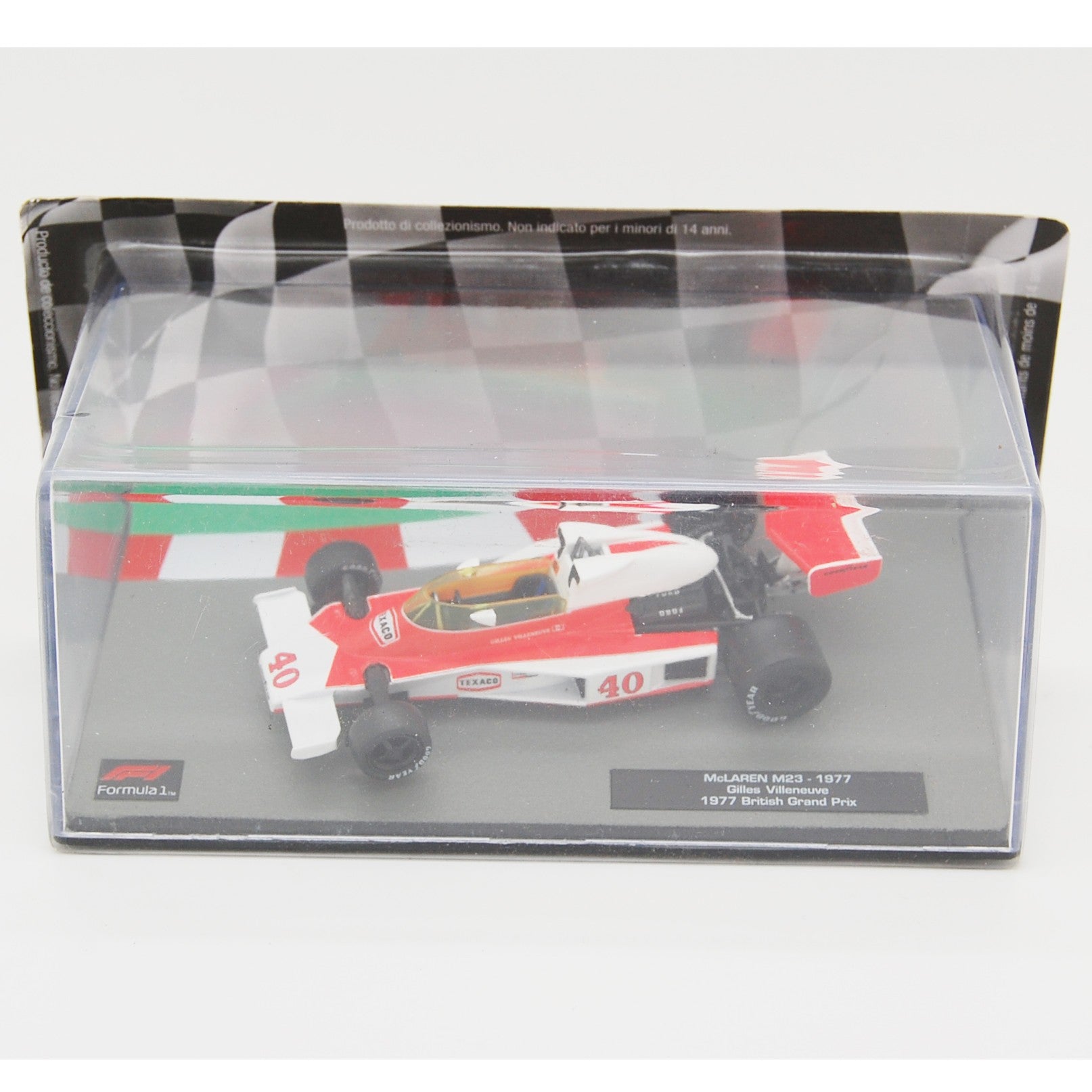 Mclaren Ford M23 1977 British GP Gilles Villeneuve 1:43 - 58430