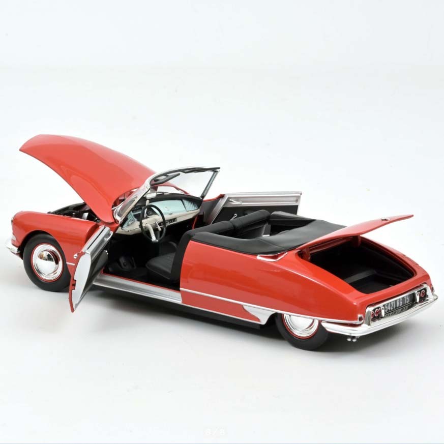 Citroën DS 19 Convertible 1961 Corail Red 1:18 - 58811