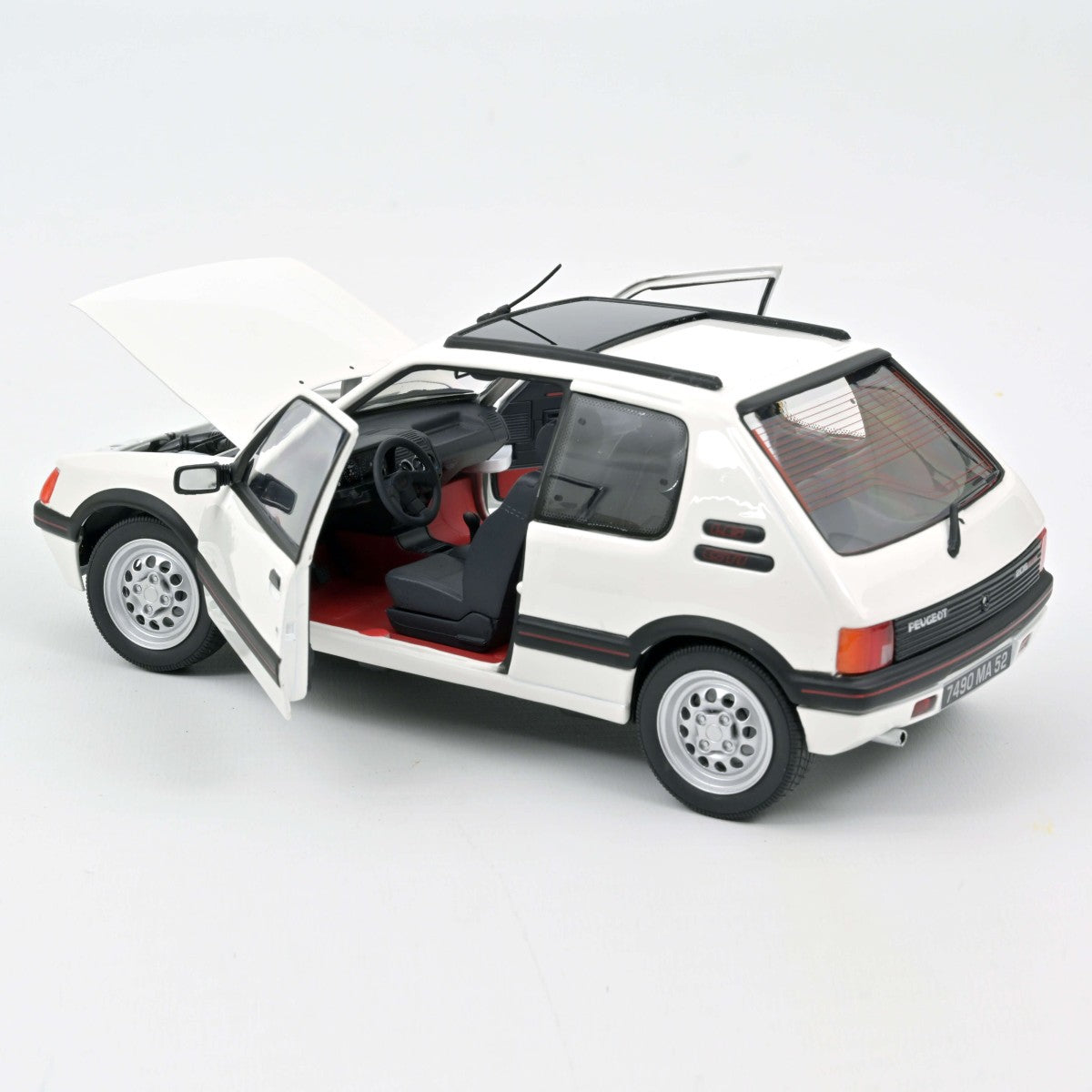 Peugeot 205 GTi 1.6 1988 White 1:18 - 58841