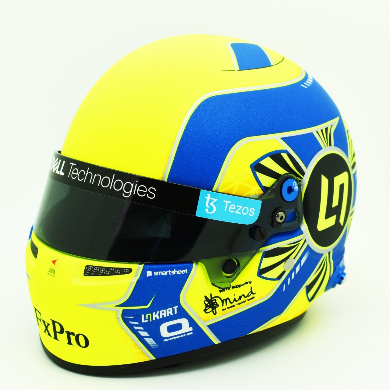 Land Norris Casco Bell Helmet F1 2022 MCL37 Mclaren Mercedes 1:2 - 58914