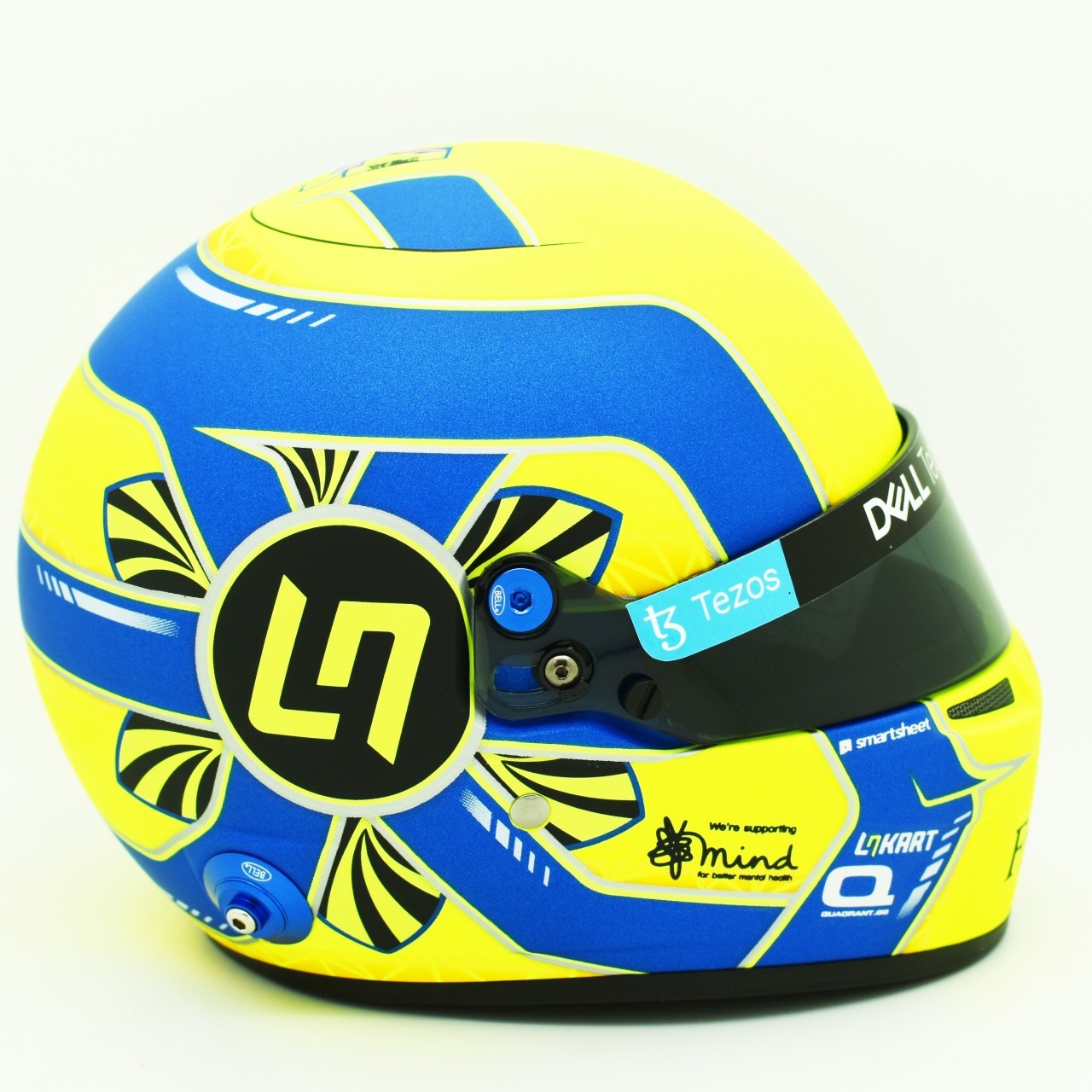Land Norris Casco Bell Helmet F1 2022 MCL37 Mclaren Mercedes 1:2 - 58919