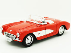 Chevrolet Corvette 1957 Red - White 1:24 - 59024