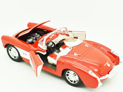 Chevrolet Corvette 1957 Red - White 1:24 - 59032