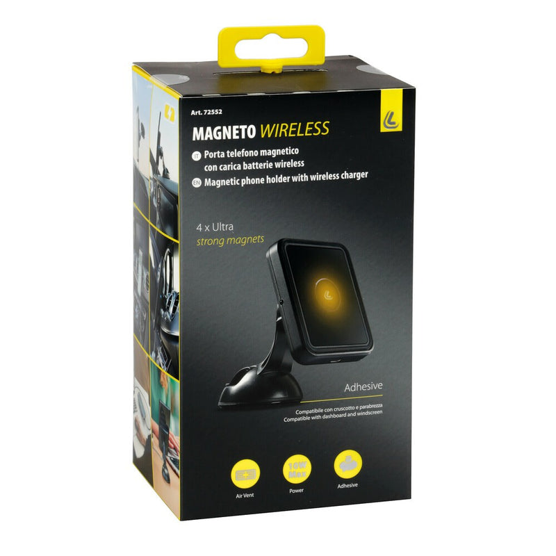Magneto Wireless porta telefono magnetico con carica batteria wireless - 59062