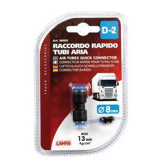 Raccordo Aria Lampa D2 per tubi da 8mm - 591