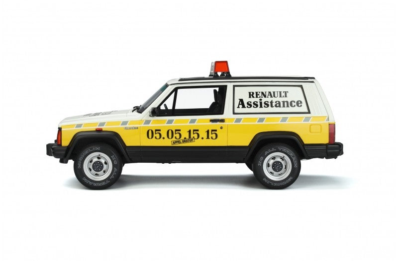 Jeep Cherokee 1989 Renault Assistance Yellow 1:18 - 59227