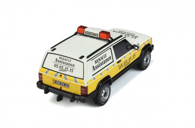 Jeep Cherokee 1989 Renault Assistance Yellow 1:18 - 59231