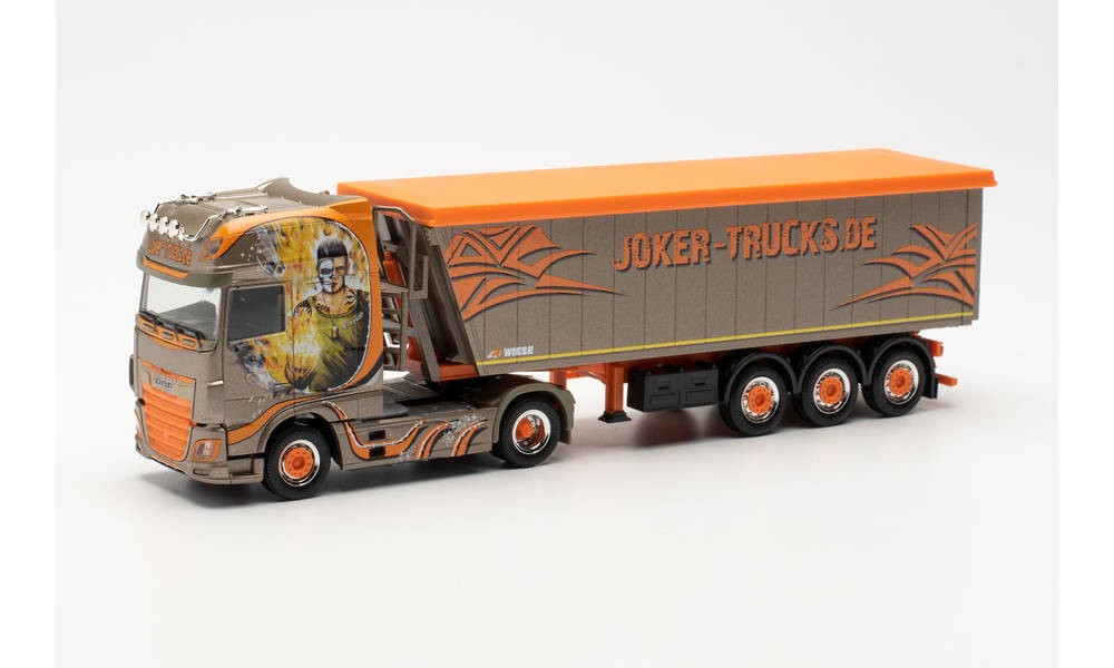 DAF XF SSC Rimorchio Vasca Telonato "Joker Trucks" 1:87 - 59344