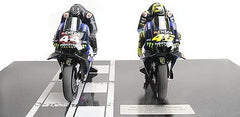 Yamaha YZR-M1 Ride Swap formula 1 / MotoGP Valencia Dec 2019 Set Doppio Moto - Lewis Hamilton e Valentino Rossi 1:12 - 59963